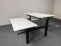 Zit/sta elektrisch verstelbaar duo werkplaats - bureau - afbeelding 1 van  5