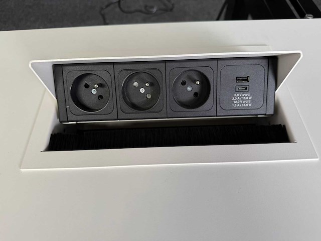 Zit/sta elektrisch verstelbaar duo werkplaats - bureau - afbeelding 3 van  5