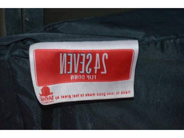 Zitzak zwart, plooistoel met armleuning - afbeelding 5 van  6