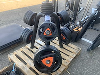 Ziva 5x20;2x15;4x10;8x5;4x2,5;2x1,25kg 50mm schijven krachtstation - afbeelding 1 van  6