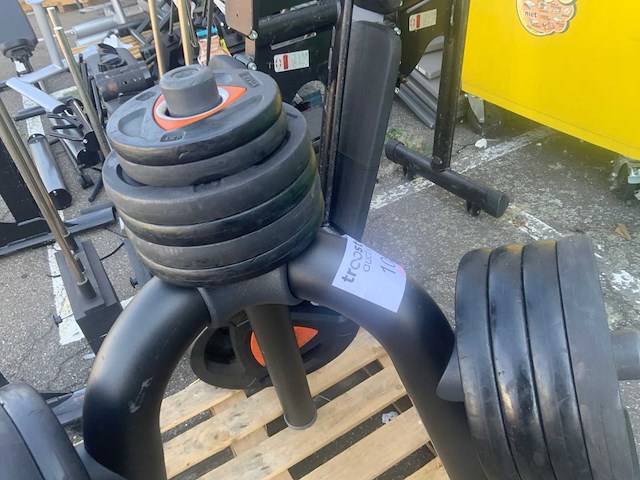 Ziva 5x20;2x15;4x10;8x5;4x2,5;2x1,25kg 50mm schijven krachtstation - afbeelding 4 van  6