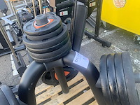 Ziva 5x20;2x15;4x10;8x5;4x2,5;2x1,25kg 50mm schijven krachtstation - afbeelding 4 van  6
