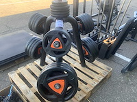 Ziva 5x20;2x15;4x10;8x5;4x2,5;2x1,25kg 50mm schijven krachtstation - afbeelding 6 van  6