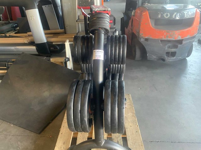 Ziva 6x20;8x5kg;12x2,5kg;6x1,25kg 50mm schijven krachtstation - afbeelding 3 van  5