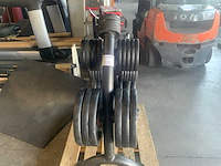 Ziva 6x20;8x5kg;12x2,5kg;6x1,25kg 50mm schijven krachtstation - afbeelding 3 van  5