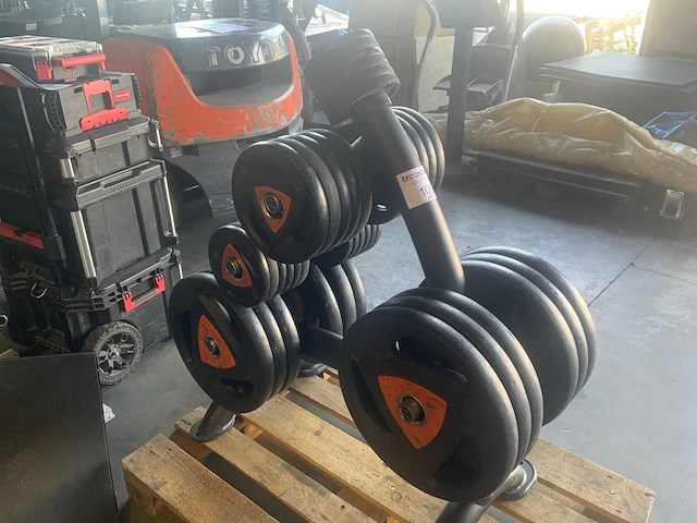 Ziva 6x20;8x5kg;12x2,5kg;6x1,25kg 50mm schijven krachtstation - afbeelding 4 van  5