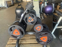Ziva 6x20;8x5kg;12x2,5kg;6x1,25kg 50mm schijven krachtstation - afbeelding 5 van  5