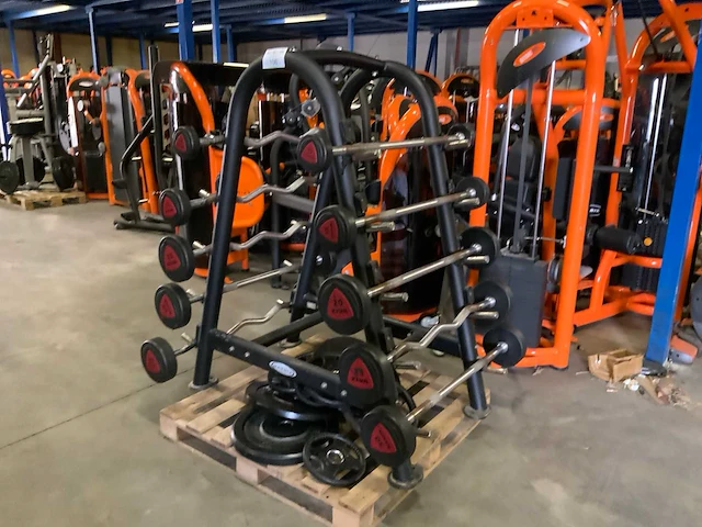 Ziva barbells met rek krachtstation - afbeelding 4 van  6