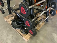 Ziva barbells met rek krachtstation - afbeelding 1 van  6