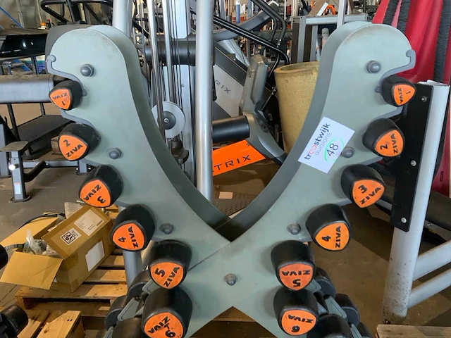 Ziva dumbbell toren 1 t/m 10kg krachtstation - afbeelding 2 van  3