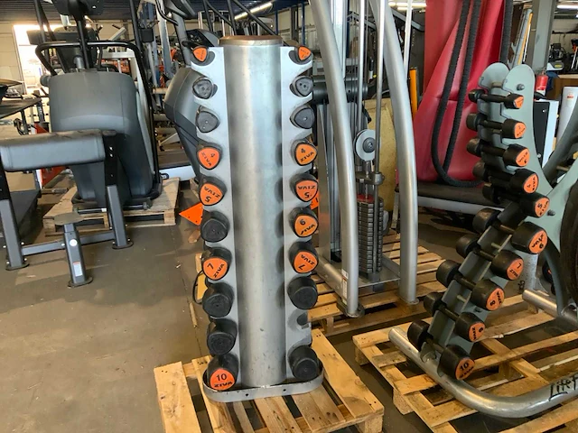 Ziva dumbbell toren niet compleet krachtstation - afbeelding 5 van  5