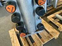 Ziva dumbbell toren niet compleet krachtstation - afbeelding 4 van  5