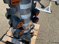 Ziva dumbell toren 9;8;6;5;4;3;2kg krachtstation - afbeelding 2 van  3