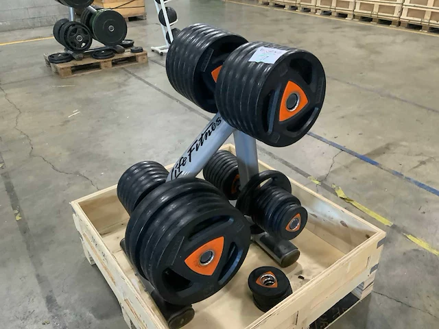Ziva schijven 50mm 2x25kg;3x20;13x10;6x5;14x2,5kg krachtstation - afbeelding 6 van  6
