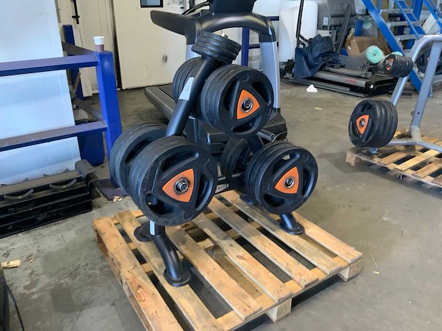 Ziva schijven 50mm met matrix rek 12x20kg;8x10kg;4x2,5kg krachtstation - afbeelding 1 van  6