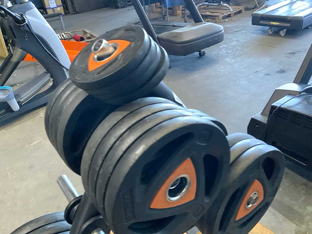 Ziva schijven 50mm met matrix rek 12x20kg;8x10kg;4x2,5kg krachtstation - afbeelding 5 van  6