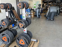 Ziva schijven 50mm met rek 4x20kg;4x10kg;10x5kg;4x2,5;6x1,25kg krachtstation - afbeelding 5 van  5