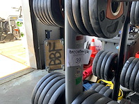 Ziva schijven 50mm met rek 4x20kg;4x10kg;10x5kg;4x2,5;6x1,25kg krachtstation - afbeelding 1 van  1