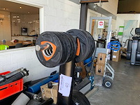 Ziva schijven 50mm met rek 4x20kg;4x10kg;8x5kg;4x2,5;6x1,25kg krachtstation - afbeelding 7 van  7