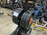 Ziva schijven 50mm pu met gym80 rek krachtstation - afbeelding 2 van  5
