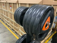 Ziva schijven 50mm pu met gym80 rek krachtstation - afbeelding 4 van  6