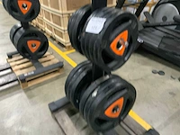 Ziva schijven 50mm pu met gym80 rek krachtstation - afbeelding 2 van  5
