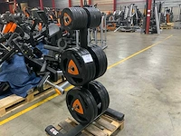 Ziva schijven 50mm pu met gym80 rek krachtstation - afbeelding 5 van  5