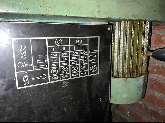 Zmm metalik - nk 203 - pillar drilling machine - 1986 - afbeelding 8 van  9