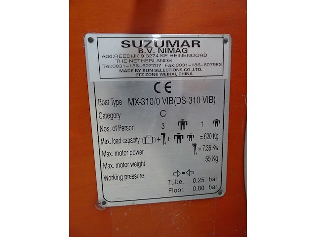 Zodiac suzumar + suzuki motor - afbeelding 7 van  7