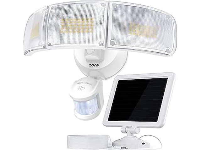 Zofo solarlamp met bewegingsmelder wit - afbeelding 1 van  3