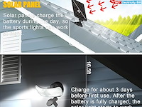 Zofo solarlamp met bewegingsmelder - afbeelding 2 van  4