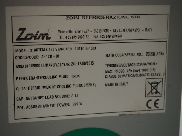 Zoin refrigerazione srl - afbeelding 9 van  9