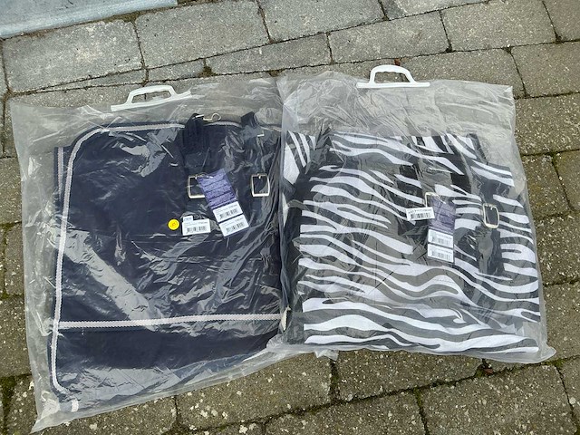 Zomer en vliegen dekens 175 cm paarden (2x) - afbeelding 1 van  3