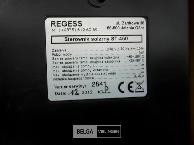 Zonne-boiler regelaar regess - afbeelding 2 van  4
