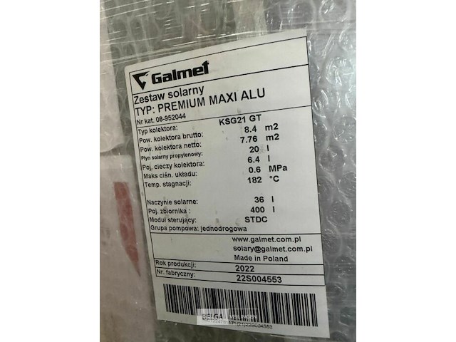 Zonne set galmet boiler - afbeelding 9 van  20