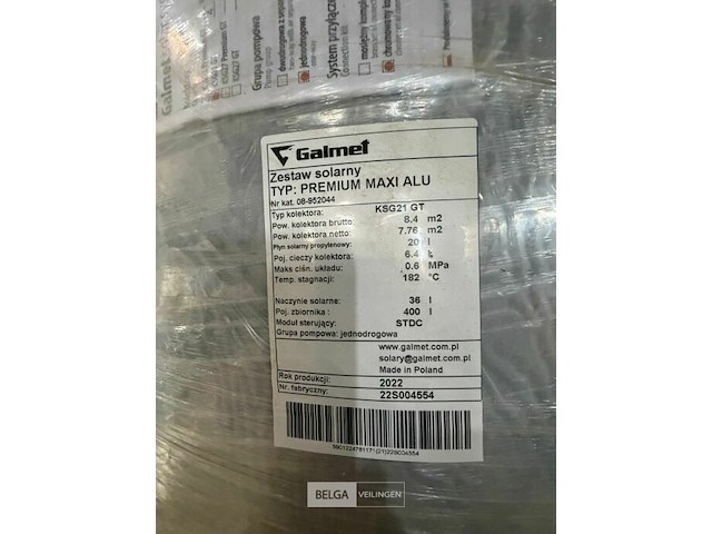 Zonne set galmet boiler - afbeelding 20 van  20