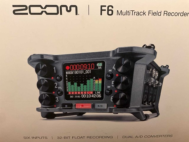 Zoom f6 fieldrecorder - afbeelding 2 van  8