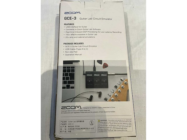 Zoom gce-3 gitaar effect - afbeelding 2 van  3