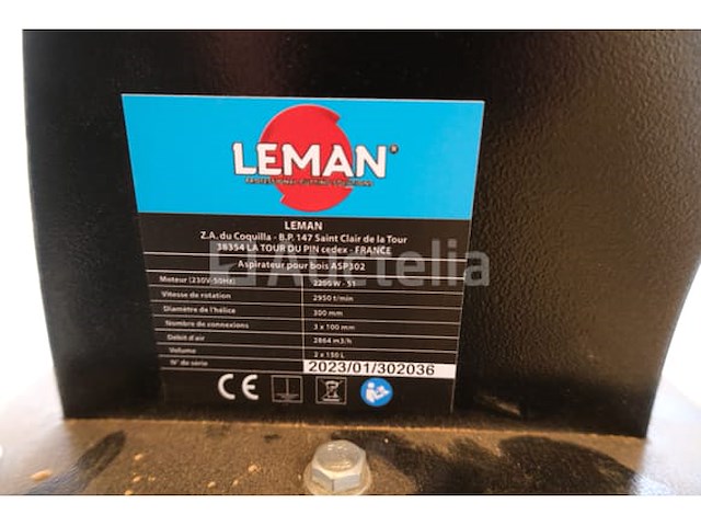 Zuig 2 zakken voor leman asp302 houtbewerkingsmachine - afbeelding 6 van  8