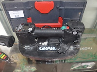 Zuignap grabo topspin met 2 accu en lader in koffer , afstandsbediening grabo (3,4) - afbeelding 2 van  8