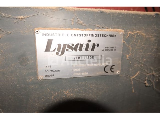 Zuigturbine lysair 8trm560 rgr-rur lg270 - afbeelding 8 van  9