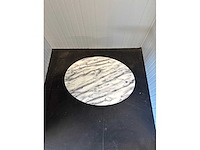 Zuiver snow oval bijzettafel 2 stuks - afbeelding 1 van  2