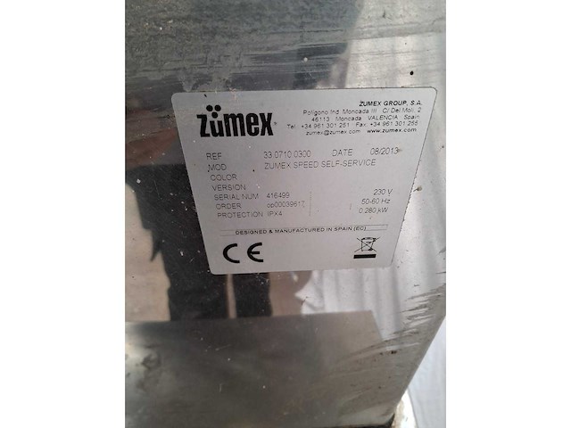 Zumex - overige koelen en vriezen - afbeelding 3 van  4