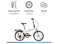 Zündapp zf20 speed - map 20 inch fiets skl dac stadsfiets - afbeelding 3 van  6