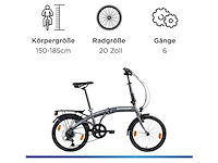 Zündapp zf20 speed vouwfiets - folder 20 inch - afbeelding 3 van  8