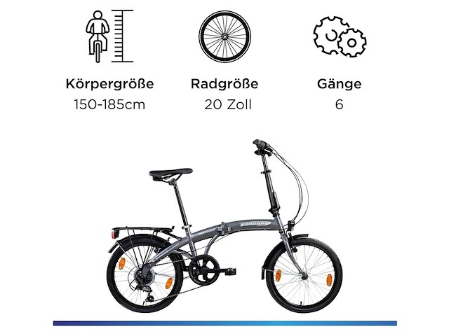Zündapp zf20 speed vouwfiets - folder 20 inch - afbeelding 3 van  8