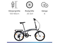 Zündapp zf20 speed vouwfiets - folder 20 inch - afbeelding 3 van  8