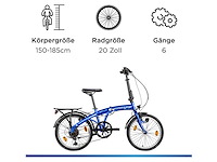Zündapp zf20 speed vouwfiets ?? map 20 inch - afbeelding 3 van  8