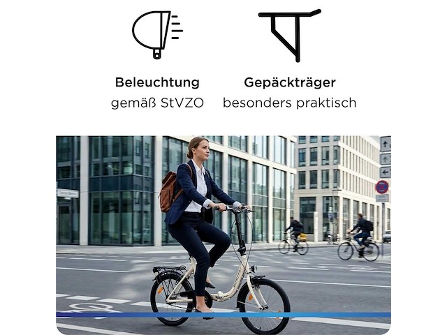 Zündapp zf40 20 inch vouwfiets - afbeelding 7 van  8