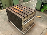 Zwaar metalen matrijzen/machine onderdeel (2x) - afbeelding 4 van  4